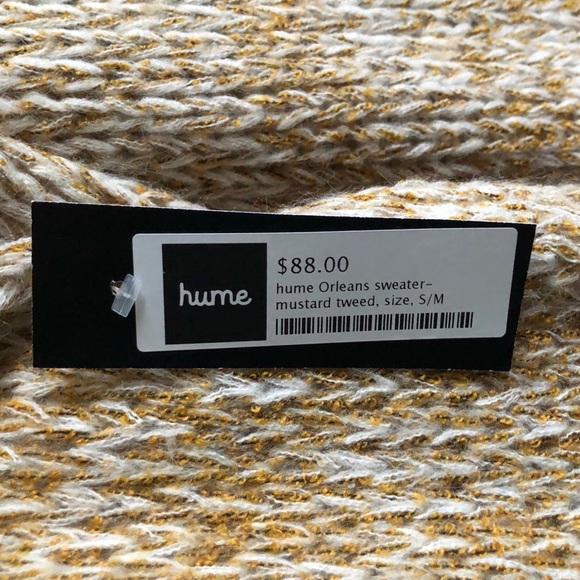 Mustard tweed knit sweater - Picture 5 of 6